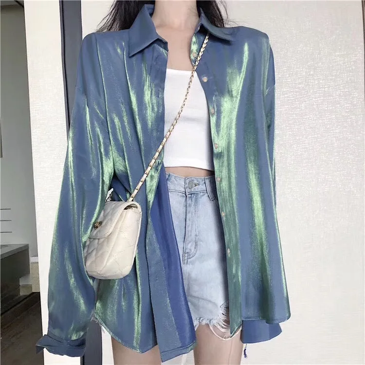 Plus Size Fish Scale Polarized Oversized Loose Long Sleeve Blouse Womens Shirts Stylish Tops Blusas Mujer Chemise Fall 2019
Plus Size Fish Scale Polarized Oversized Loose Long Sleeve Blouse Womens Shirts Stylish Tops Blusas Mujer Chemise Fall 2019