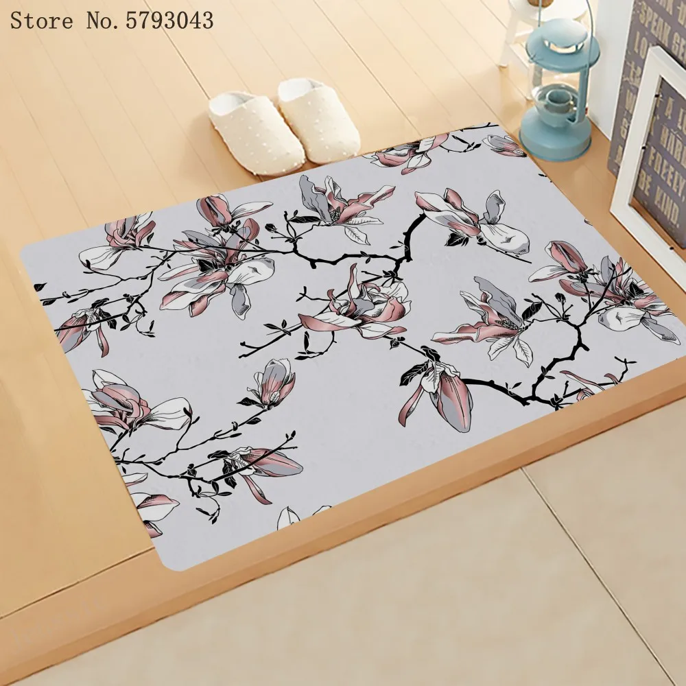 Flowers Doormat Kitchen Doorway Carpet Entrance Anti-Slip Mat For Living Room Doormat Home Textile Door Mat For Bedroom Rug
Flowers Doormat Kitchen Doorway Carpet Entrance Anti-Slip Mat For Living Room Doormat Home Textile Door Mat For Bedroom Rug