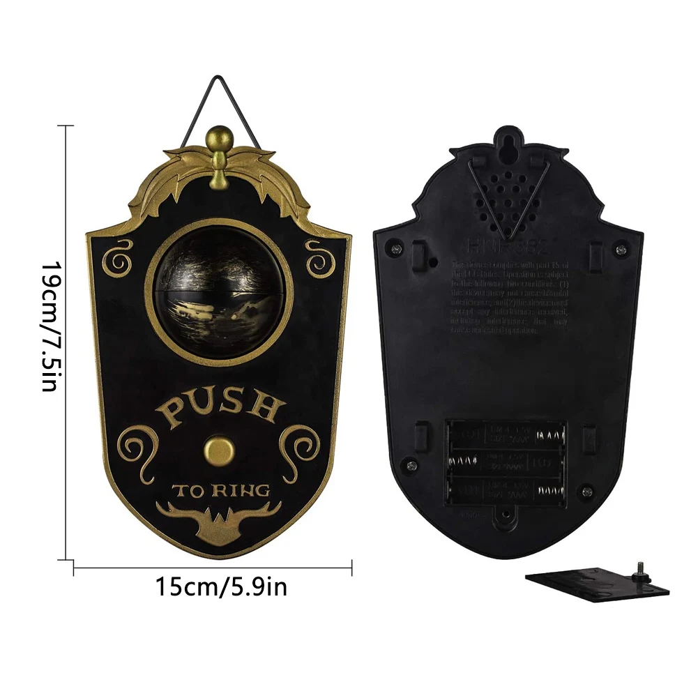 Halloween Door Bell Animated Eyeball Door Bell Decor Outside Scary Light Up Witch Prop For Party Haunted House Rotating Eyes
Halloween Door Bell Animated Eyeball Door Bell Decor Outside Scary Light Up Witch Prop For Party Haunted House Rotating Eyes