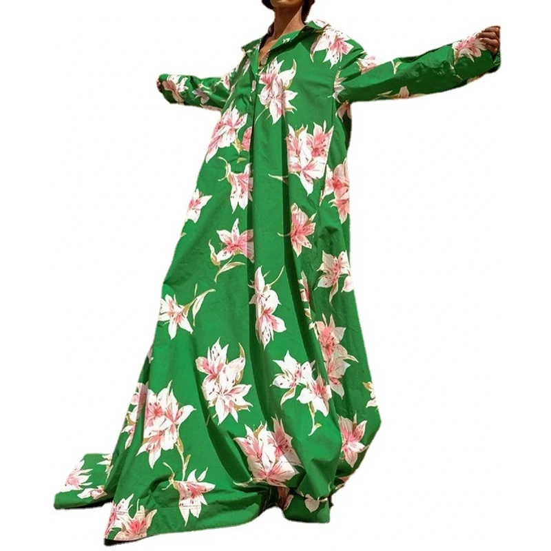Spring Autumn Dresses For Women African Print Abaya Ankara Dashiki Maxi Dress Long Sleeve Elegant Ladies Clothes Boubou
Spring Autumn Dresses For Women African Print Abaya Ankara Dashiki Maxi Dress Long Sleeve Elegant Ladies Clothes Boubou