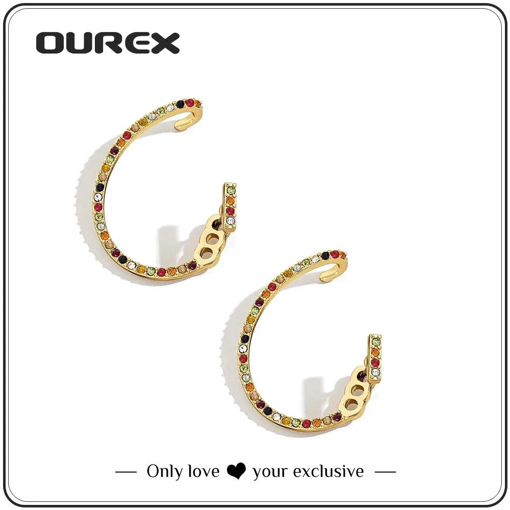 OUREX 2021 New Fashion Alloy S Shaped Clip Earrings Simple Design Earrings for Women Party Jewelry Wholesale Birthday Present
OUREX 2021 New Fashion Alloy S Shaped Clip Earrings Simple Design Earrings for Women Party Jewelry Wholesale Birthday Present