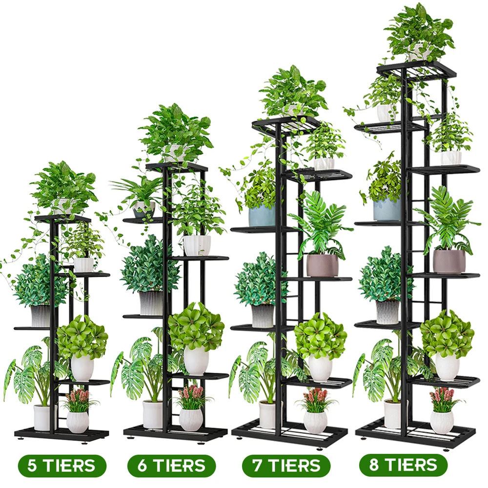 6/7/8Layers Flower Stand Rack Storage Shelf Iron Plant Holder Home Garden Flower Pot Organizer Living Room Balcony Storage Rack
6/7/8Layers Flower Stand Rack Storage Shelf Iron Plant Holder Home Garden Flower Pot Organizer Living Room Balcony Storage Rack