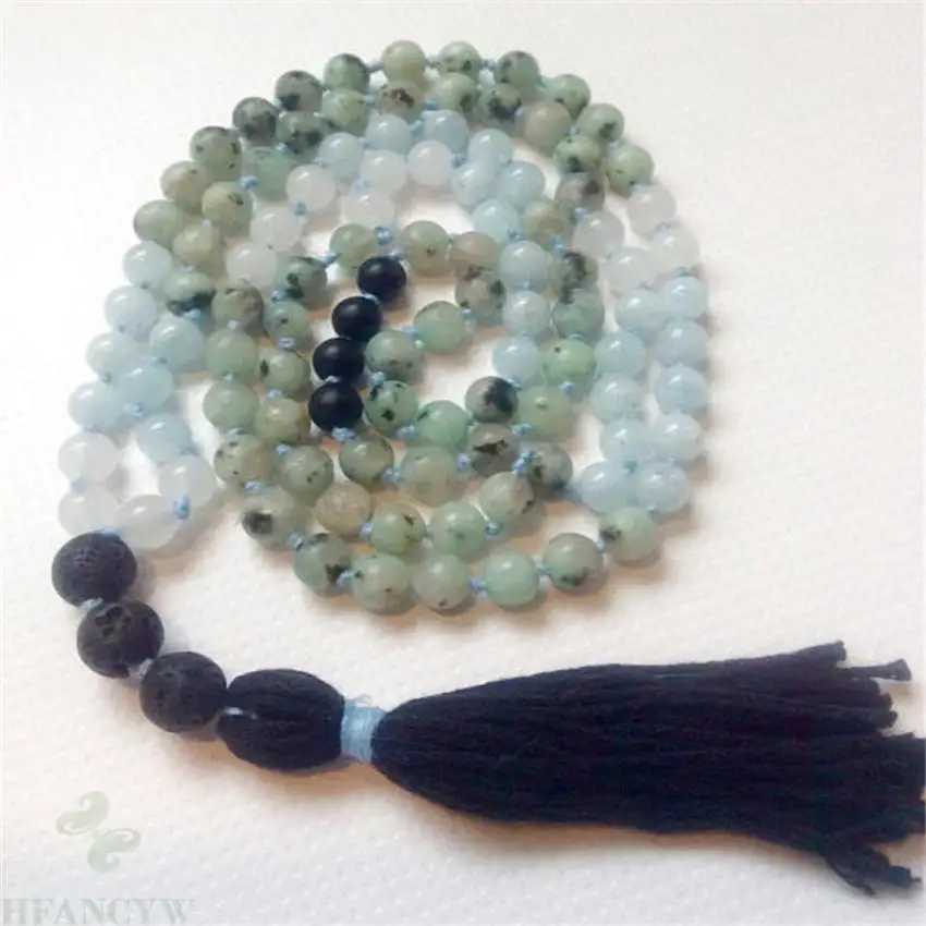 8mm Aquamarine Lava Agate Gemstone Mala necklace 108 Beads Meditation Bless Gemstone Wristband yoga pray spirituality natural
8mm Aquamarine Lava Agate Gemstone Mala necklace 108 Beads Meditation Bless Gemstone Wristband yoga pray spirituality natural