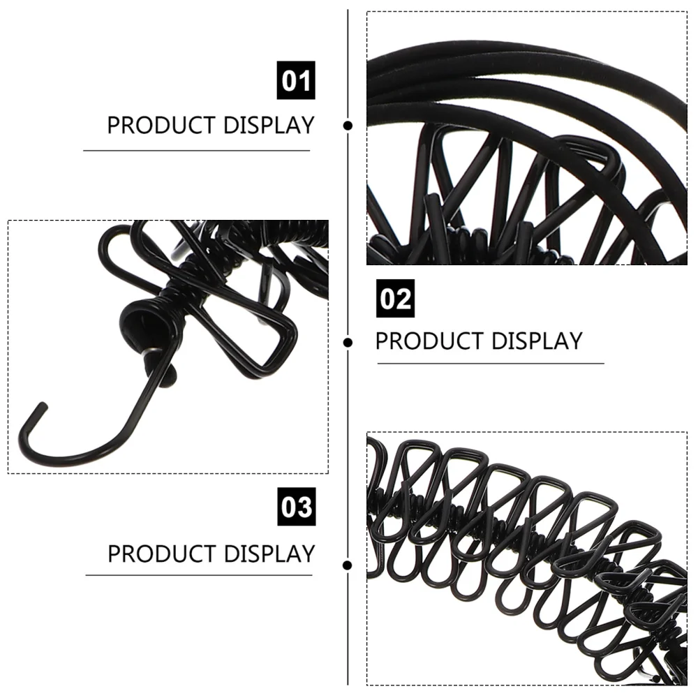 2pcs Clothesline Clothes Drying Rope Outdoor Clothes Hanging Line (Black + Blue)
2pcs Clothesline Clothes Drying Rope Outdoor Clothes Hanging Line (Black + Blue)