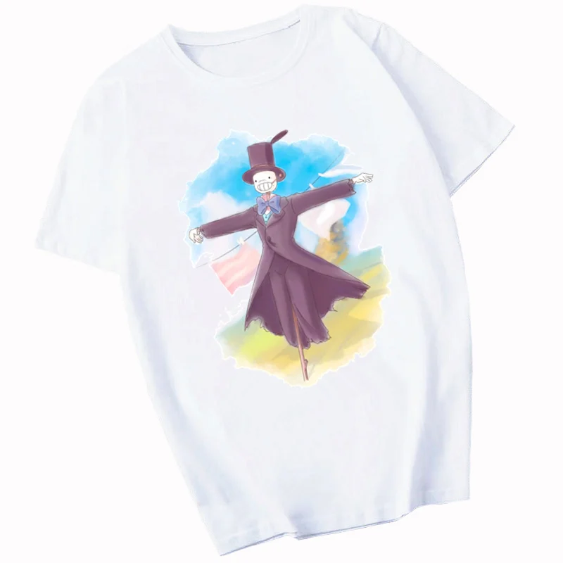 Short Sleeve Female Tops Tees Harajuku Vintage Anime Howl's Moving Castle Miyazaki Hayao T Shirts Women's T-shirt
Short Sleeve Female Tops Tees Harajuku Vintage Anime Howl's Moving Castle Miyazaki Hayao T Shirts Women's T-shirt