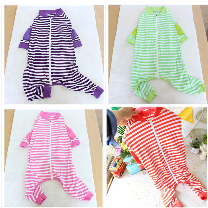 Dog clothes spring and summer clothing for large dogs Striped zipper four-legged dog clothes Golden Shepherd dog clothes
Dog clothes spring and summer clothing for large dogs Striped zipper four-legged dog clothes Golden Shepherd dog clothes