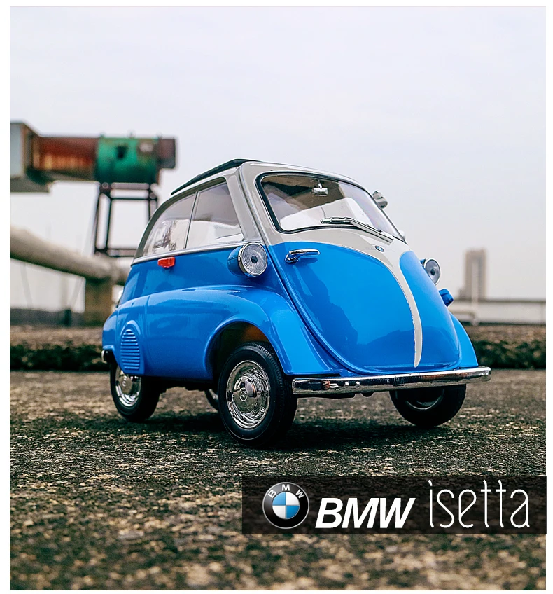 WELLY 1:18 BMW Isetta синий автомобильный брелок для автомобильных ключей имитационная