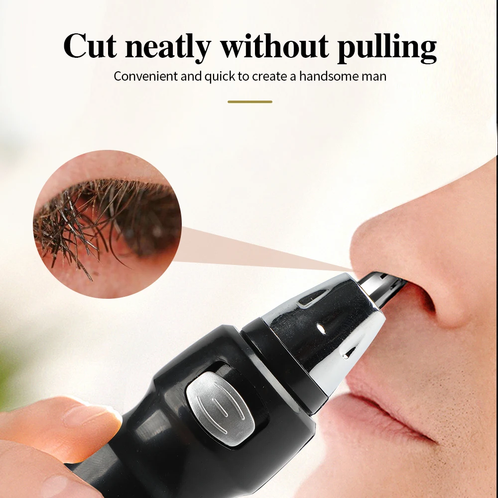Trimmer for nose Nose and ear trimmer for men Electric Shaving cortapelos nose hair trimmer Nose shaver short nose hairs ears