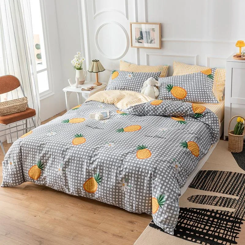 The New Four-piece Bedroom Bed Linen Set Winter Thick Warm Cotton Twill Quilt Cover Fashion Simple Family Hotel Bedding Set
The New Four-piece Bedroom Bed Linen Set Winter Thick Warm Cotton Twill Quilt Cover Fashion Simple Family Hotel Bedding Set