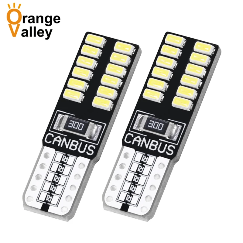 100Pcs T10 LED W5W 194 168 Car Interior light 3014 24 LED Reading Light lisence Plate Side Wedge Light DC 12V
100Pcs T10 LED W5W 194 168 Car Interior light 3014 24 LED Reading Light lisence Plate Side Wedge Light DC 12V