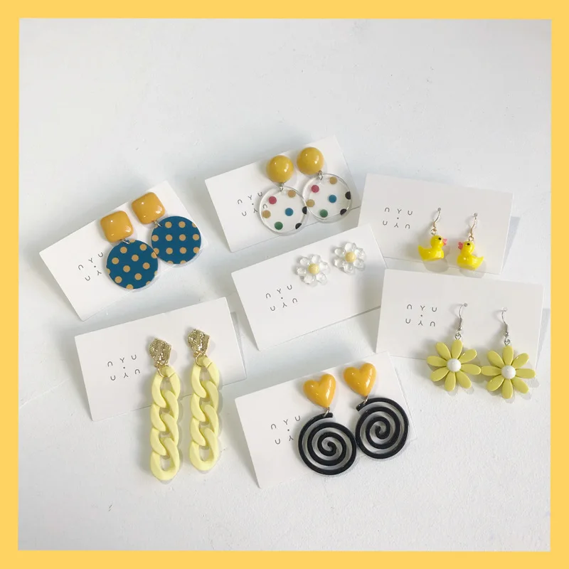 Fashion Color Resin Earrings Retro Hit Color Wave Point Playful Vintage Cute Girl Korean Temperament Earrings Girls Jewelry Gift
Fashion Color Resin Earrings Retro Hit Color Wave Point Playful Vintage Cute Girl Korean Temperament Earrings Girls Jewelry Gift