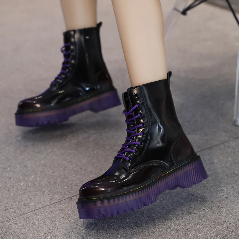 Ankle Boots Women 2021 Winter High Platform Thick Heels Chunky for Platform Boots Flat Shoes Autumn Punk Leather Motorcycle Boat
Ankle Boots Women 2021 Winter High Platform Thick Heels Chunky for Platform Boots Flat Shoes Autumn Punk Leather Motorcycle Boat
