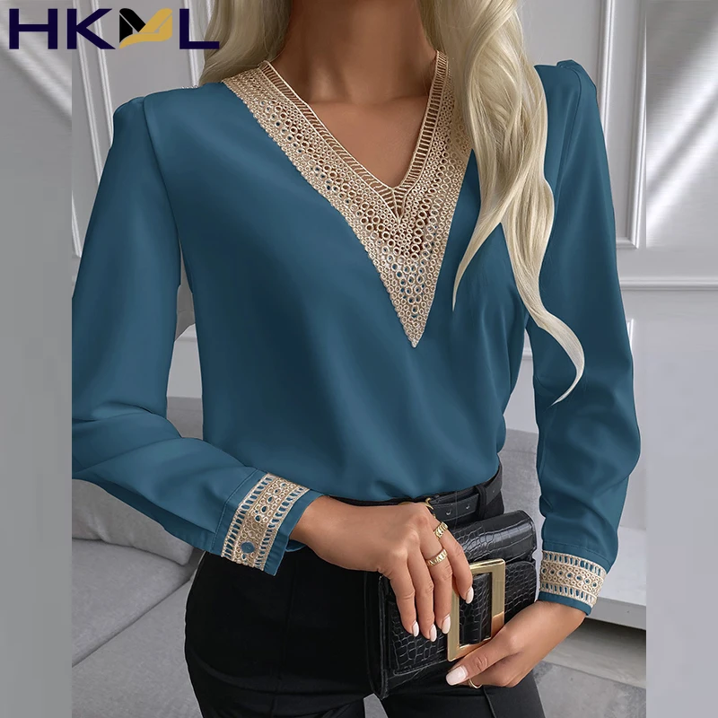 Women Shirt Pullover Long Sleeve Solid Button Fashion Elegant Office Casual Streetwear Spring Autumn 2021
Women Shirt Pullover Long Sleeve Solid Button Fashion Elegant Office Casual Streetwear Spring Autumn 2021