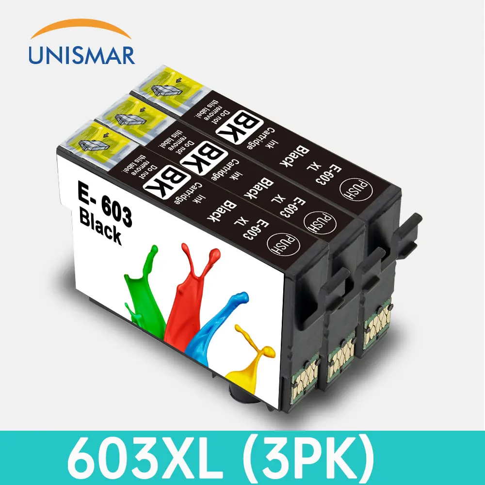 Черный совместимый для Epson 603XL T603XL E патрон чернил принтера XP 2100 2105 3100 3105 4100 4105