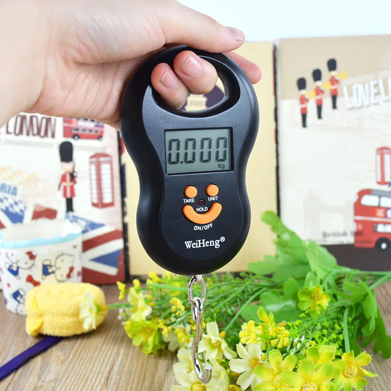 50kg x 10g Mini Digital Scale for Fishing Luggage Travel Weighting Steelyard Hanging Electronic Hook Scale, Kitchen Weight Tool
50kg x 10g Mini Digital Scale for Fishing Luggage Travel Weighting Steelyard Hanging Electronic Hook Scale, Kitchen Weight Tool