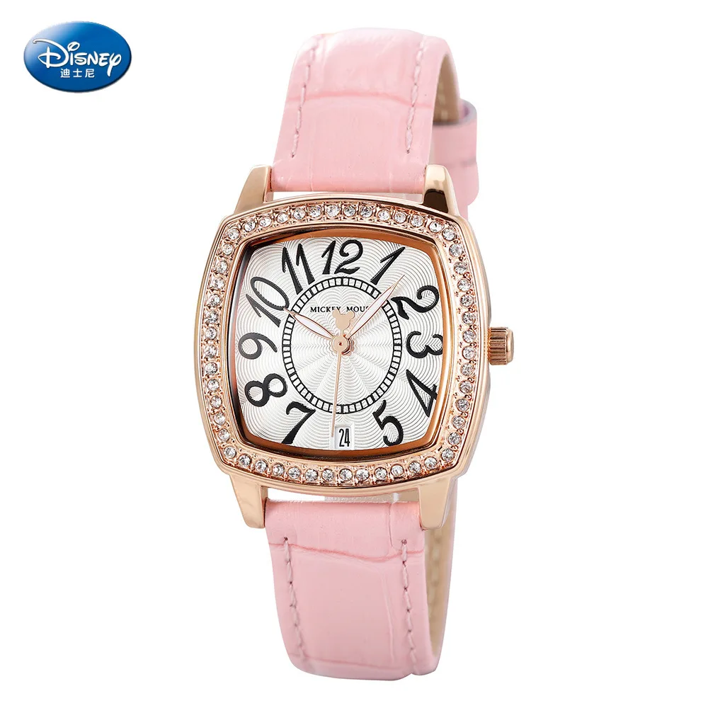 Disney Mickey Mouse Women Quartz Watch 3Bar Waterproof Simple Fashion Cute Round Leather Strap Women Watches Gift Alloy Buckle
Disney Mickey Mouse Women Quartz Watch 3Bar Waterproof Simple Fashion Cute Round Leather Strap Women Watches Gift Alloy Buckle