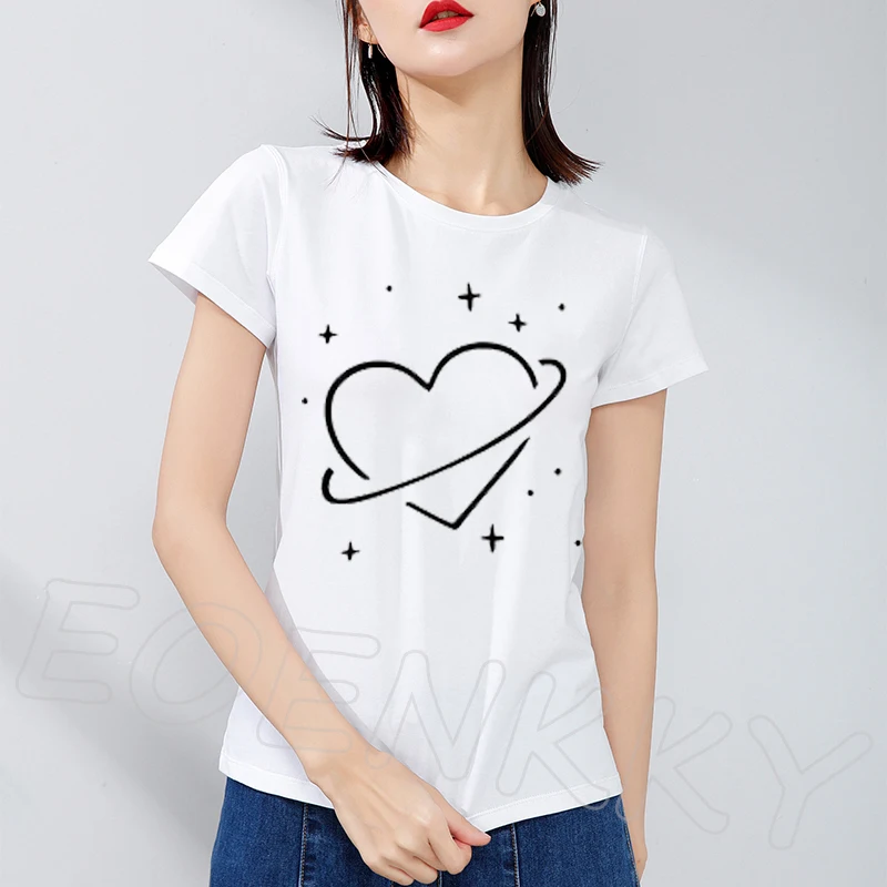 Women Love Printing T-Shirt Graphic Tee Summer Harajuku Korean Style Round Neck Casual Short Sleeve Y2k Tops Women 's Clothes
Women Love Printing T-Shirt Graphic Tee Summer Harajuku Korean Style Round Neck Casual Short Sleeve Y2k Tops Women 's Clothes
