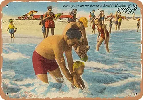 Металлический знак New Jersey открытка-семейная жизнь на пляже у Морского роста, N. J. -Винтажный ржавый вид
Металлический знак New Jersey открытка-семейная жизнь на пляже у Морского роста, N. J. -Винтажный ржавый вид