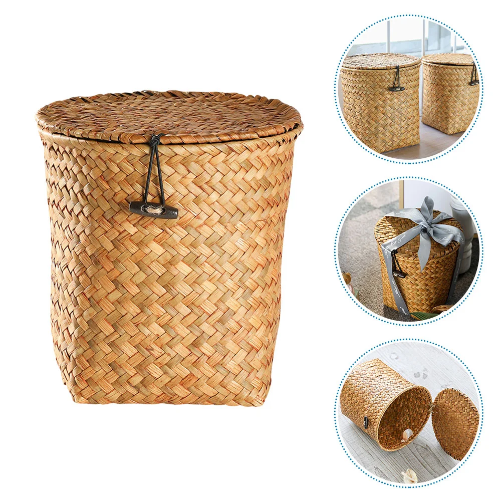 1Pc Durable Storage Basket Creative Straw Basket Bedroom Sundry Storage Bucket
1Pc Durable Storage Basket Creative Straw Basket Bedroom Sundry Storage Bucket