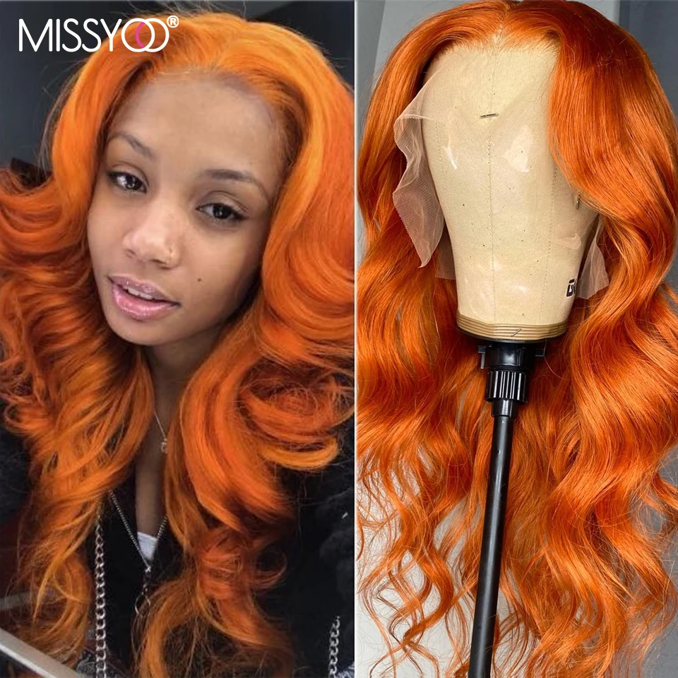 MISSYOO Orange Human Hair Wigs Brazilian Hair Wigs Body Wave Curly Wig Transparent Lace 13x1 T Part Lace For Black Women 26In
MISSYOO Orange Human Hair Wigs Brazilian Hair Wigs Body Wave Curly Wig Transparent Lace 13x1 T Part Lace For Black Women 26In