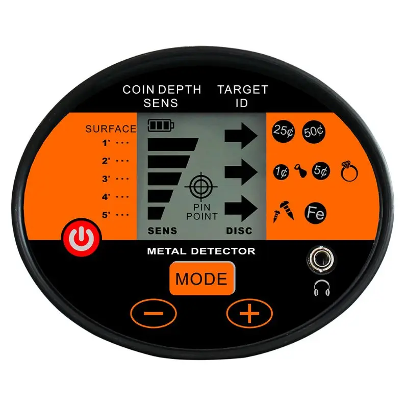 LCD Underground Metal Detector Gold Silver Finder Digger Treasure Hunter MD-3060 LX0C
LCD Underground Metal Detector Gold Silver Finder Digger Treasure Hunter MD-3060 LX0C