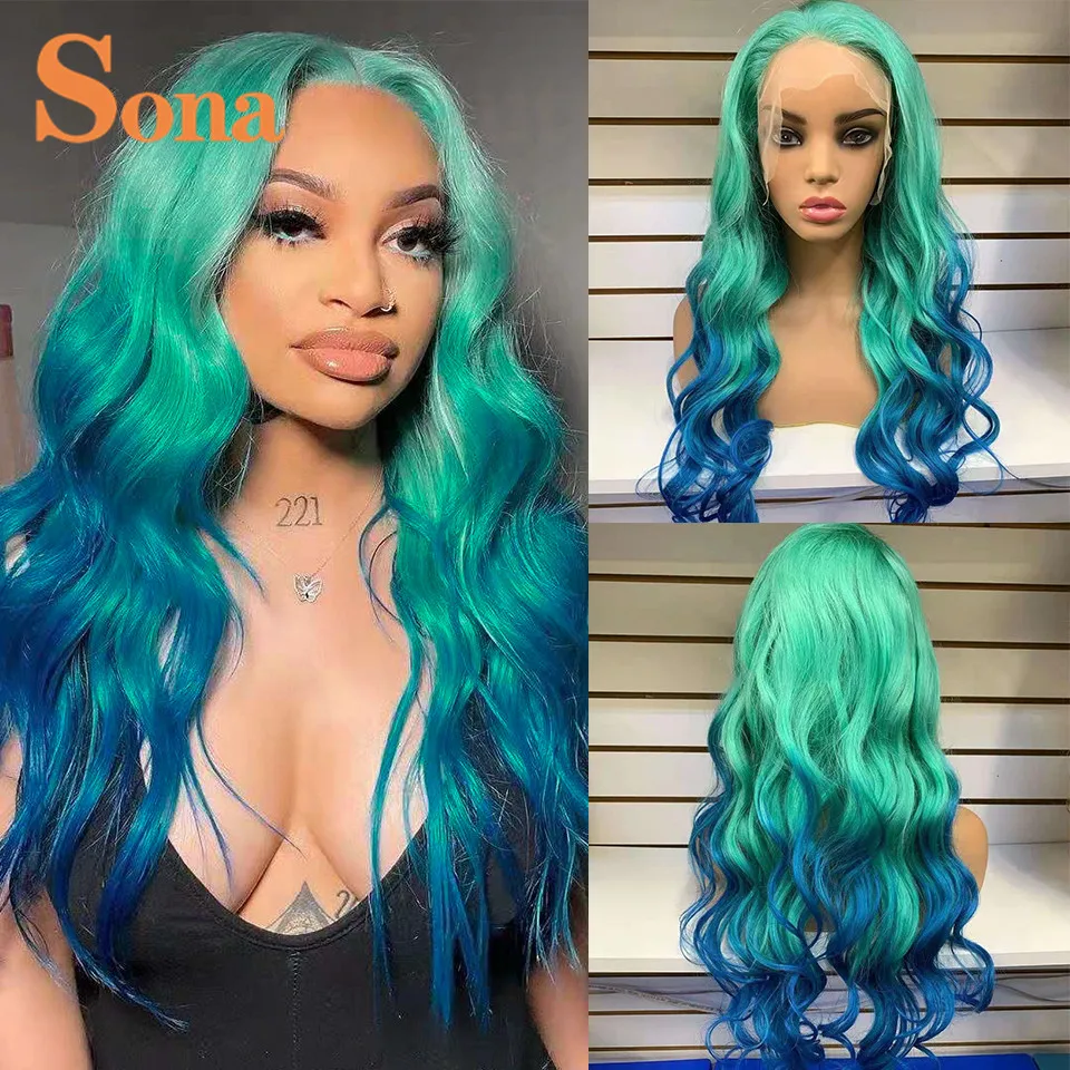 Blonde Lace Frontal Wigs Body Wavy 13X4 Lace Front Wig 2 Tones Colored Ombre Green Orange Ginger Human Hair Wigs For Women
Blonde Lace Frontal Wigs Body Wavy 13X4 Lace Front Wig 2 Tones Colored Ombre Green Orange Ginger Human Hair Wigs For Women