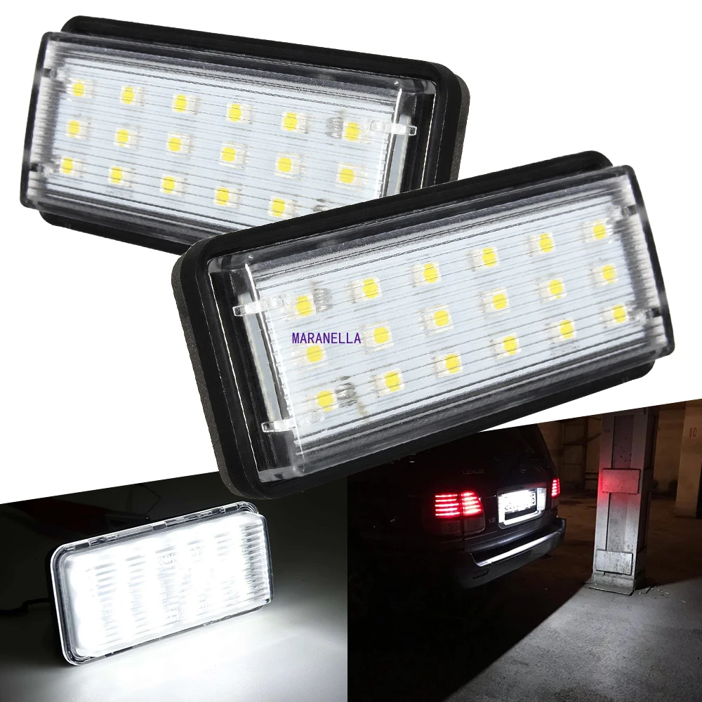 Светодиодные лампы для номерного знака AUXITO, не ошибочные, 18SMD, для Toyota J100, Land Cruiser, Reiz 4D, Lexus LX470, аксессуары, 2 шт.
Светодиодные лампы для номерного знака AUXITO, не ошибочные, 18SMD, для Toyota J100, Land Cruiser, Reiz 4D, Lexus LX470, аксессуары, 2 шт.