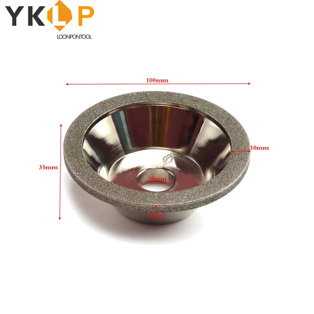 100mm Diamond Grinding Wheel Abrasive Cup for Carbide Metal Grinder 4/5" Bore 100-600# | Инструменты