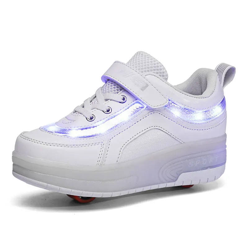 LED Glowing Sneakers Kids Roller Footwear Luminous Dance Shoes 8 Flashing Modes USB Charging
LED Glowing Sneakers Kids Roller Footwear Luminous Dance Shoes 8 Flashing Modes USB Charging
