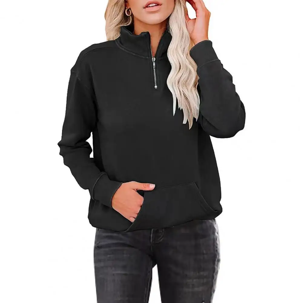 Women Sweatshirt 2021 New Fashion Autumn Winter Sweatshirts Solid Color Long Sleeves Large Pocket Ribbed Cuff Warm Pullover Tops
Women Sweatshirt 2021 New Fashion Autumn Winter Sweatshirts Solid Color Long Sleeves Large Pocket Ribbed Cuff Warm Pullover Tops
