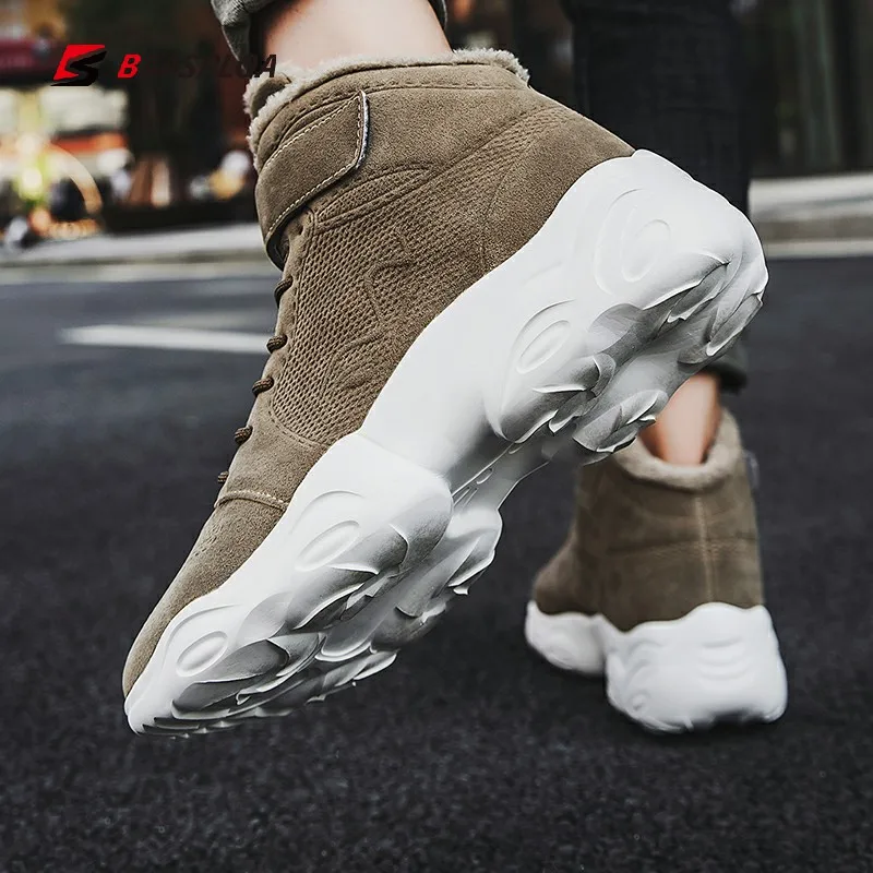 Men's Winter Boots Waterproof Women Casual Warm Boot Non-slip Walking Shoe Size 38-46 Baasploa 2021 New Arrival Cotton Shoes
Men's Winter Boots Waterproof Women Casual Warm Boot Non-slip Walking Shoe Size 38-46 Baasploa 2021 New Arrival Cotton Shoes