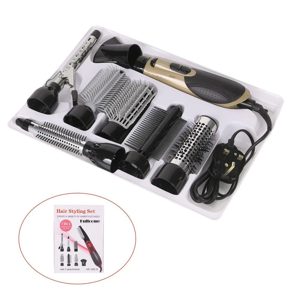 Multifuctional Hot-air Brush 7 In 1 Hair Iron Blow Curling Iron Hair Straightener& Curler Hot Comb For Hairdryer Heated Brush
Multifuctional Hot-air Brush 7 In 1 Hair Iron Blow Curling Iron Hair Straightener& Curler Hot Comb For Hairdryer Heated Brush