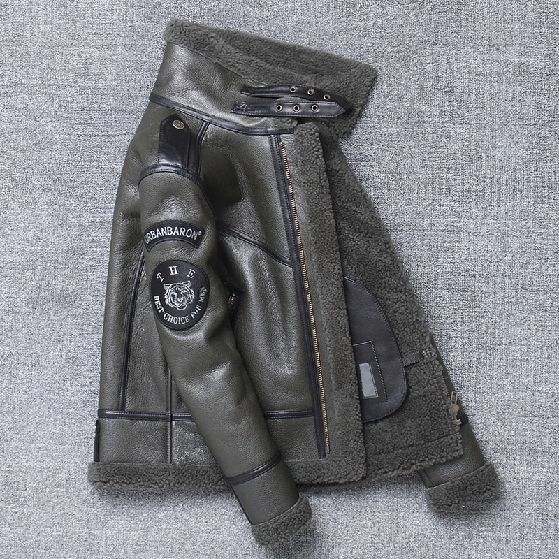 Shipping Free Fast Men Shearling Genuine Leather Sheepskin Jacket Fashion Multi-labeling Casual Wool Liner Winter Coats
Shipping Free Fast Men Shearling Genuine Leather Sheepskin Jacket Fashion Multi-labeling Casual Wool Liner Winter Coats