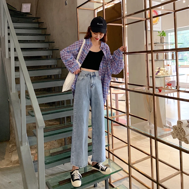 Jeans Women Ulzzang Harajuku Loose Trendy Simple All-match New Korean Style High Waist Thin Womens Trousers Chic Female Students
Jeans Women Ulzzang Harajuku Loose Trendy Simple All-match New Korean Style High Waist Thin Womens Trousers Chic Female Students