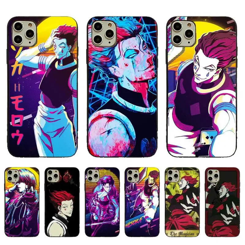 HunterxHunter HxH Hisoka чехол для телефона с аниме iPhone 11pro 12pro MAX 8 7 6 6S Plus X XS 5 5S SE XR Fundas Capa Coque