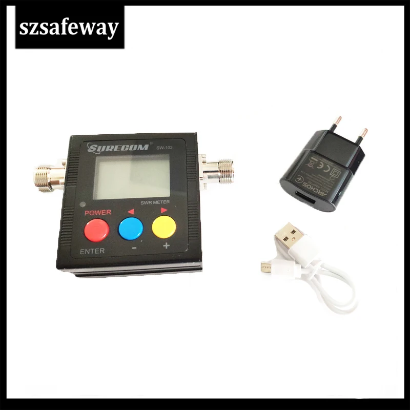 SW-102 125-525 Mhz Digital VHF/UHF de medidor SWR SURECOM para Radio de dos SW102
SW-102 125-525 Mhz Digital VHF/UHF de medidor SWR SURECOM para Radio de dos SW102