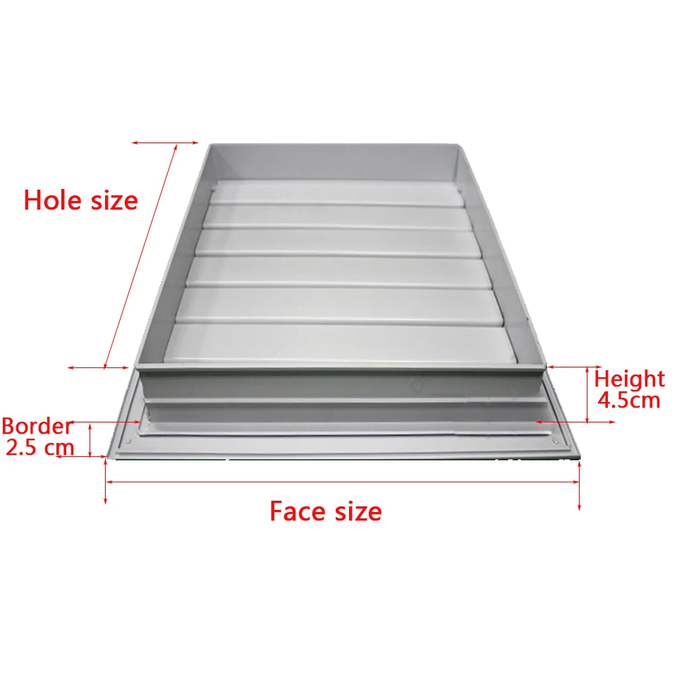 Central Air Conditioning Air Outlet Aluminum Alloy Louver Self-adjustable Adjustable Ventilation Louver Air Vent Grille Duct
Central Air Conditioning Air Outlet Aluminum Alloy Louver Self-adjustable Adjustable Ventilation Louver Air Vent Grille Duct