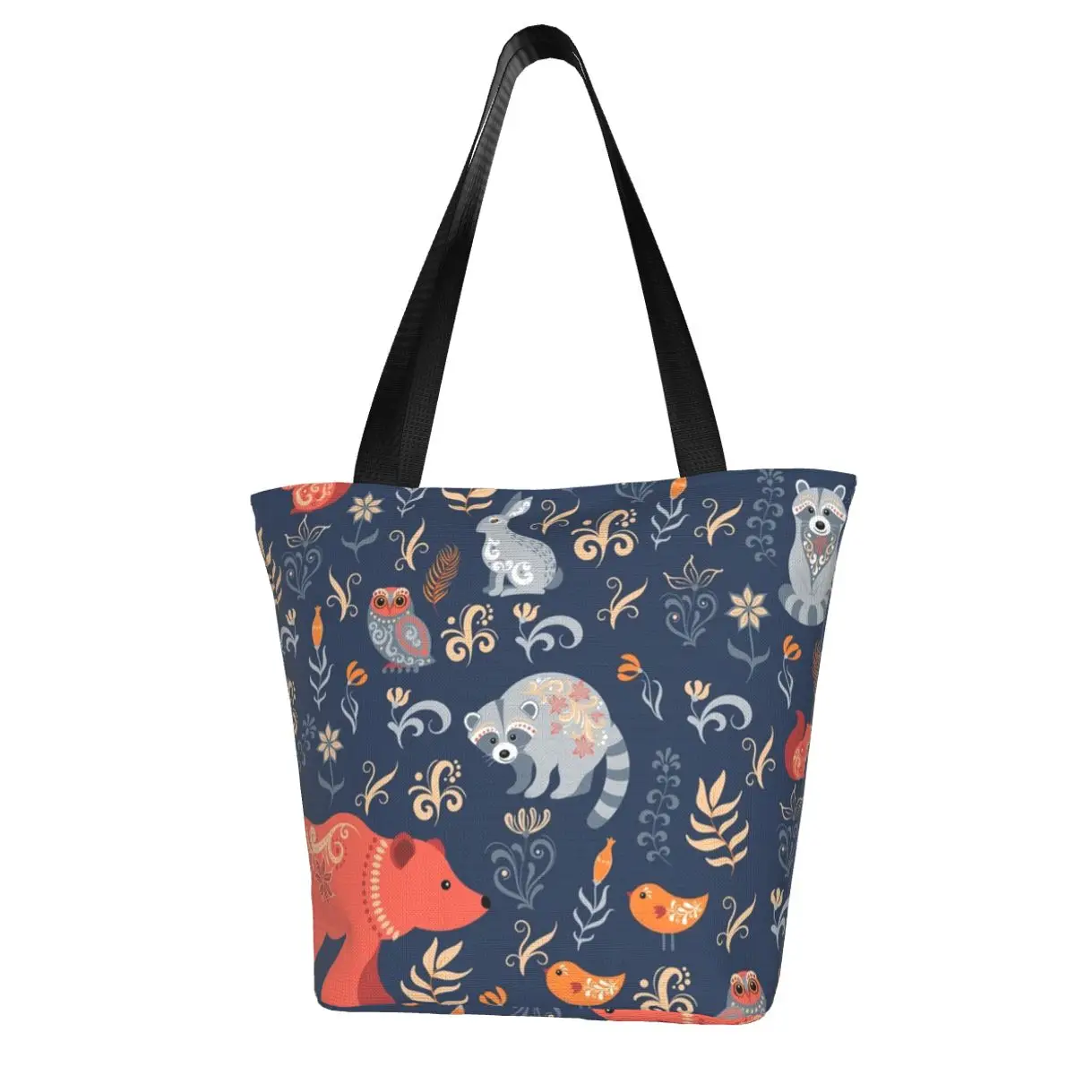 Fairy Tale Forest Fox Shopping Bag Hippie Bohemian Pattern Woman Gift Handbags Stylish Polyester Streetwear Bags
Fairy Tale Forest Fox Shopping Bag Hippie Bohemian Pattern Woman Gift Handbags Stylish Polyester Streetwear Bags