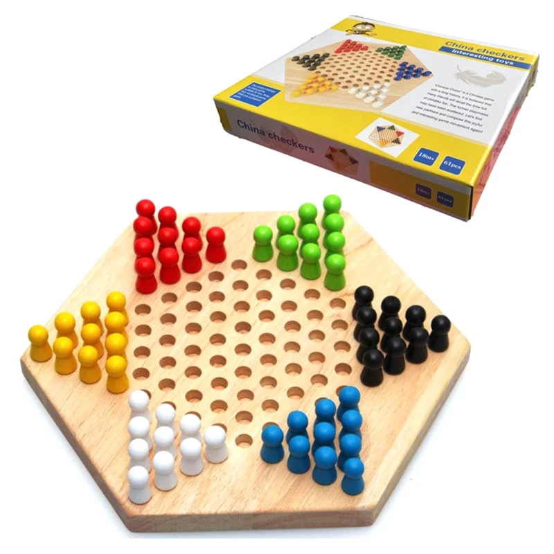 Wooden Puzzle Chess Board Strategy Game Board Brain Teaser for Activity Centers 69HE
Wooden Puzzle Chess Board Strategy Game Board Brain Teaser for Activity Centers 69HE