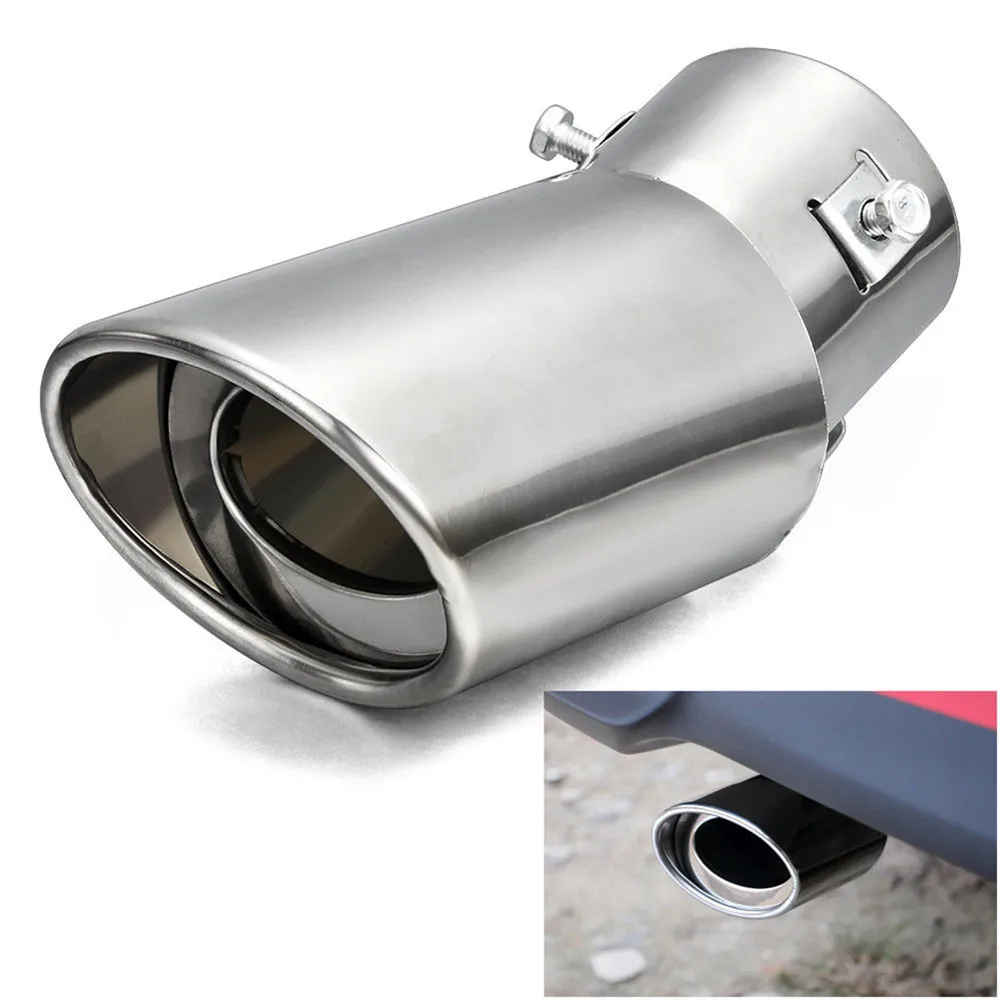 Car Exhaust Muffler Tip Round Stainless Steel Pipe Universal Chrome Exhaust Tail Muffler Tip Pipe Silver Car Accessories
Car Exhaust Muffler Tip Round Stainless Steel Pipe Universal Chrome Exhaust Tail Muffler Tip Pipe Silver Car Accessories