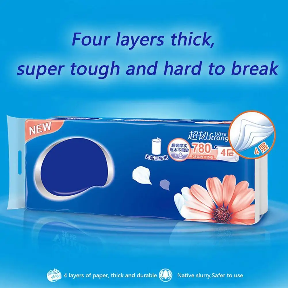 Toilet Roll Paper 4 Layers Home Bath Toilet Roll Paper Primary Toilet Wood Roll Paper Pulp Tissue T7A2
Toilet Roll Paper 4 Layers Home Bath Toilet Roll Paper Primary Toilet Wood Roll Paper Pulp Tissue T7A2