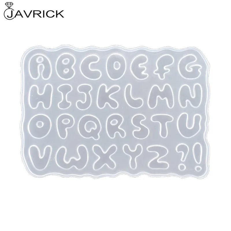 Cartoon Letters Epoxy Resin Casting Mold Alphabet Keychain Pendant Alphabet UV Resin Silicone Mold Jewelry Making Tools
Cartoon Letters Epoxy Resin Casting Mold Alphabet Keychain Pendant Alphabet UV Resin Silicone Mold Jewelry Making Tools