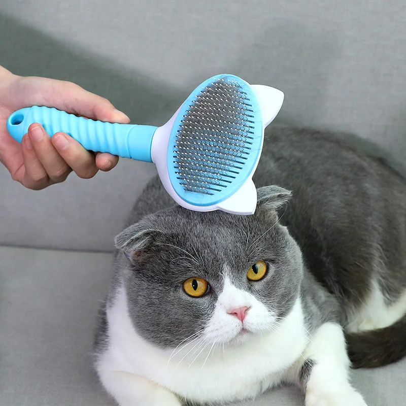 1PC Pet Comb Self Cleaning Brush Grooming Brush For Dogs And Cats Open Knot Needle Comb Dog Bath Pet Clean Supplies
1PC Pet Comb Self Cleaning Brush Grooming Brush For Dogs And Cats Open Knot Needle Comb Dog Bath Pet Clean Supplies
