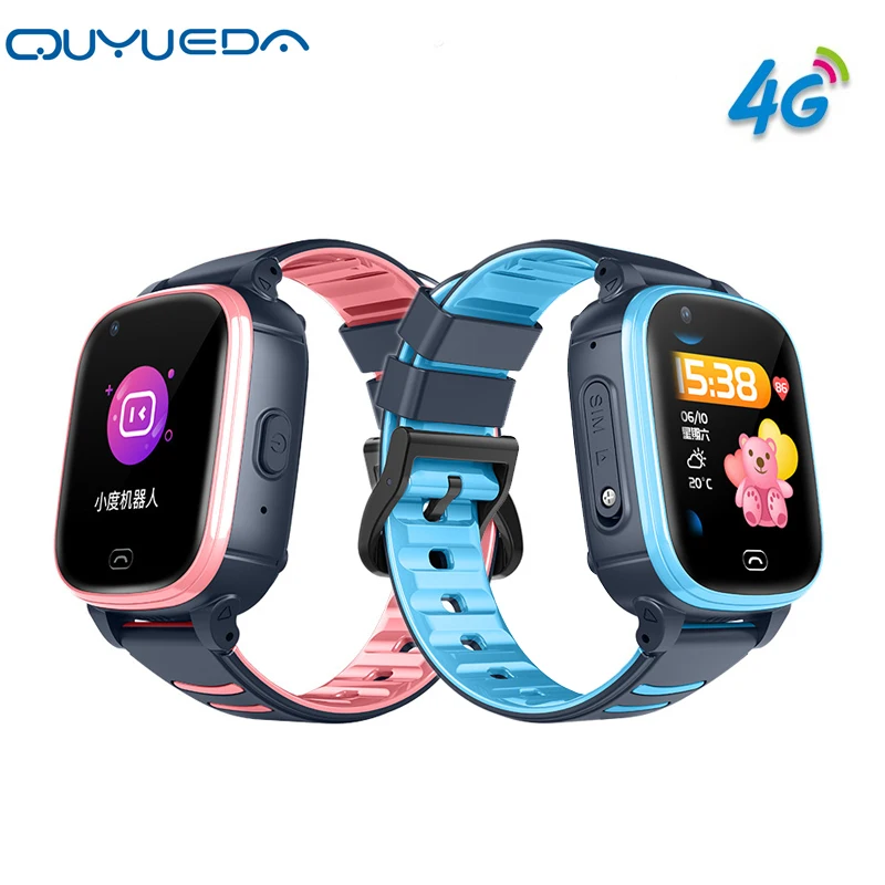 

4G Students GPS Watch Tracker Smart Watchband Locator Waterproof Kids Tracking Device Support Two-Way Video Communication SOS