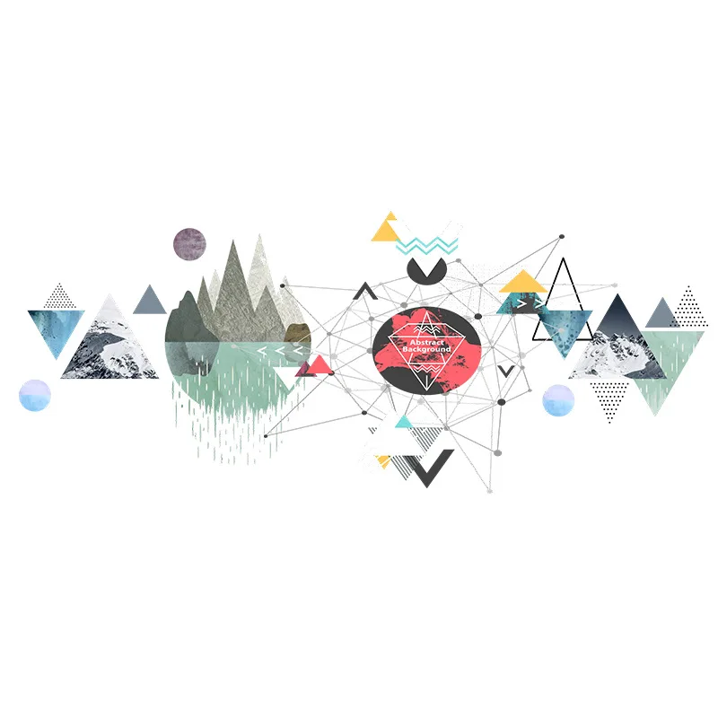 DIY Nordic Creative Wall Stickers Home Decor Living Room Art Geometry Mural Teenager Bedroom Wallpaper Room Decoration Decals
DIY Nordic Creative Wall Stickers Home Decor Living Room Art Geometry Mural Teenager Bedroom Wallpaper Room Decoration Decals