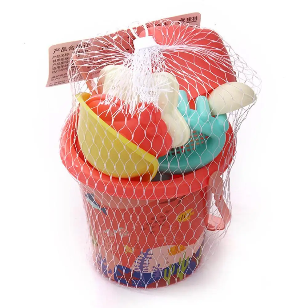 8-piece Beach Bucket + Net Bag Packing Summer Beach Toy Sand Set Parent-child Interactive Children Play House Toys
8-piece Beach Bucket + Net Bag Packing Summer Beach Toy Sand Set Parent-child Interactive Children Play House Toys