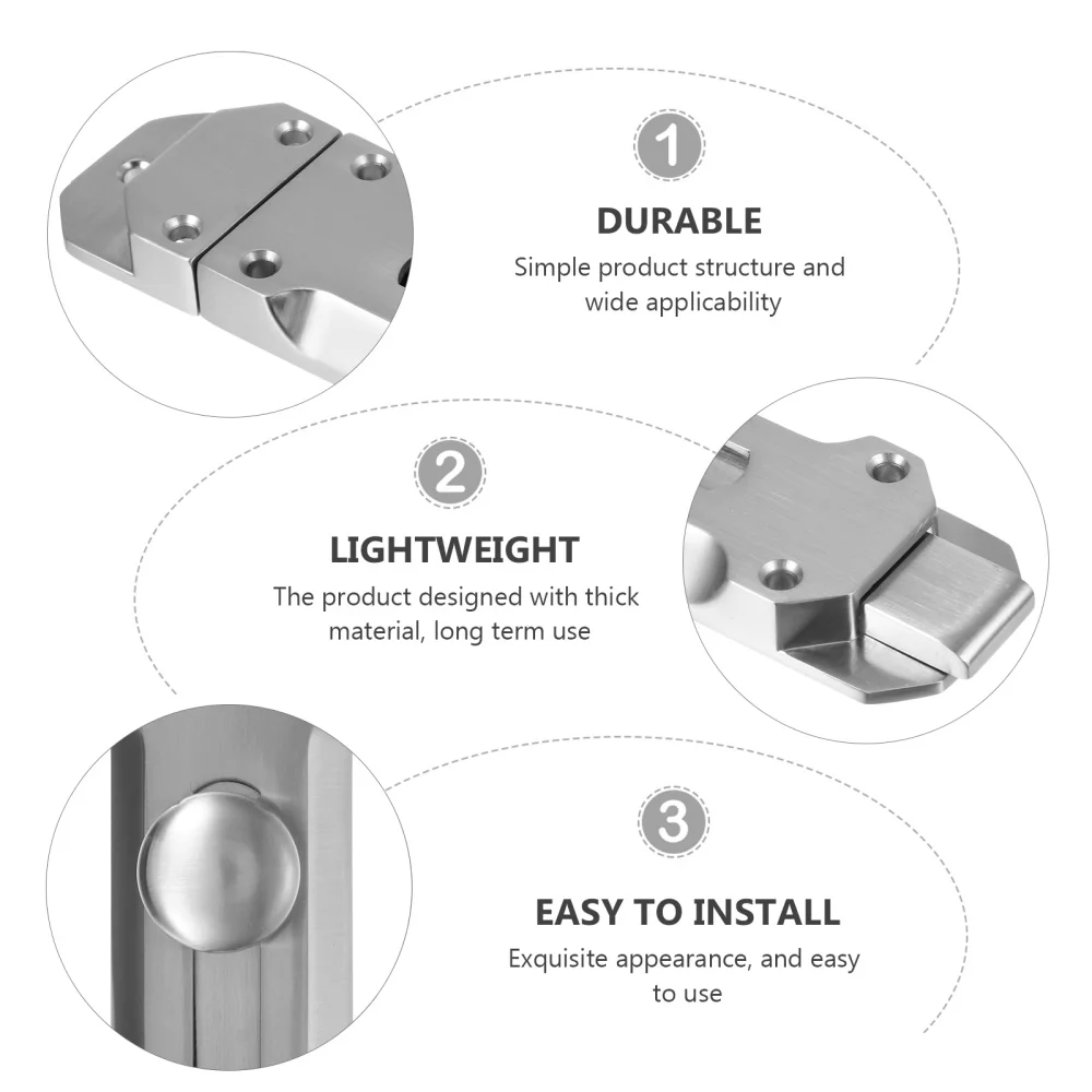 Polished Door Bolt Surface Mounted Sliding Door Lock Durable Door Lock Bolts
Polished Door Bolt Surface Mounted Sliding Door Lock Durable Door Lock Bolts