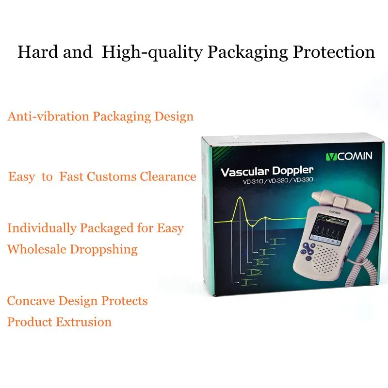 Vcomin Fetal Doppler hand-hold Pocket portable sound Baby heart pregnancy Ultrasound fetal doppler Detector machine monitor hire
Vcomin Fetal Doppler hand-hold Pocket portable sound Baby heart pregnancy Ultrasound fetal doppler Detector machine monitor hire