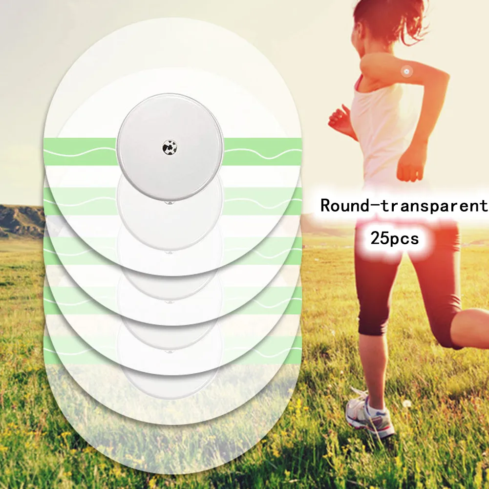 25 PCS Outdoor Sports Patch Portable Sensor Round With Transparent Adhesive Patch Waterproof Latex-free Hypoallergenic Tool
25 PCS Outdoor Sports Patch Portable Sensor Round With Transparent Adhesive Patch Waterproof Latex-free Hypoallergenic Tool