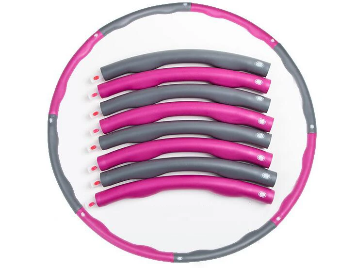 8 Parts Sport Hoop Detachable Weighted Fitness Install Massage Exercise Bodybuilding Thin Waist Hoop Workout Slimming
8 Parts Sport Hoop Detachable Weighted Fitness Install Massage Exercise Bodybuilding Thin Waist Hoop Workout Slimming